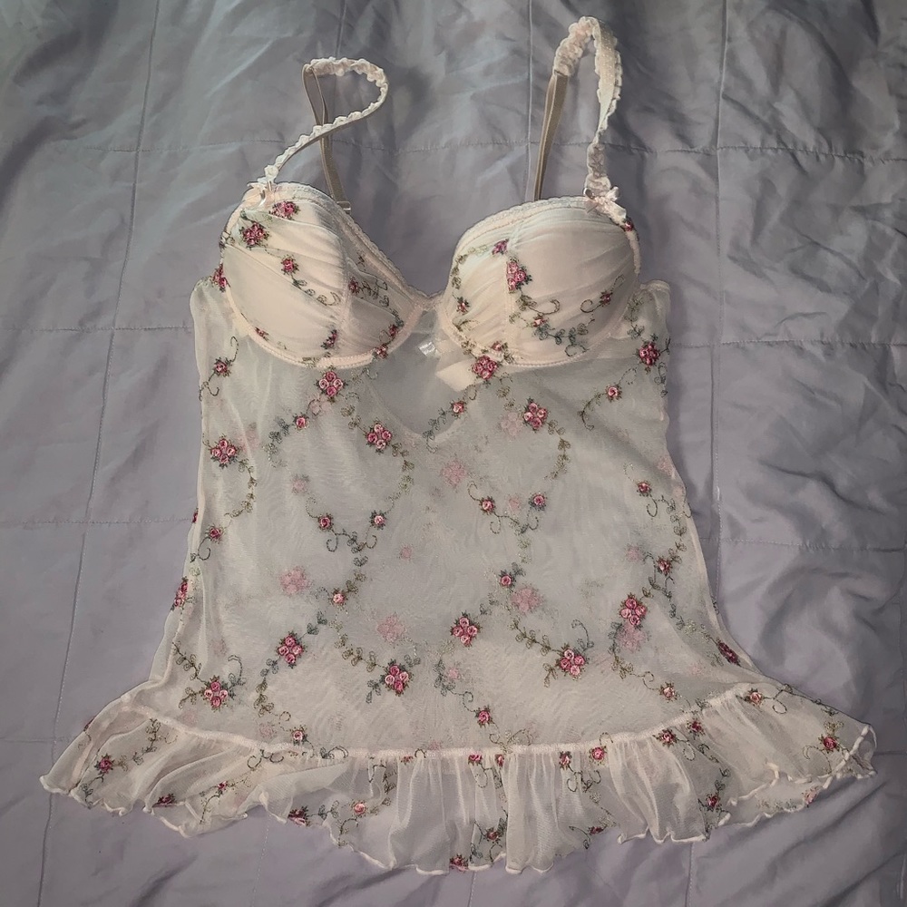 Rampage Sheer Bustier